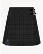 Black Shadow Tartan Kilt for Women