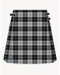 Erskine Black and White Kilt For Women