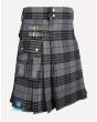Gray Tartan Utility Kilt