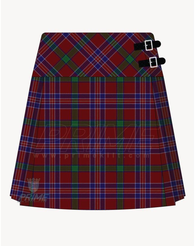 Clan McNiven Tartan Kilt For Women