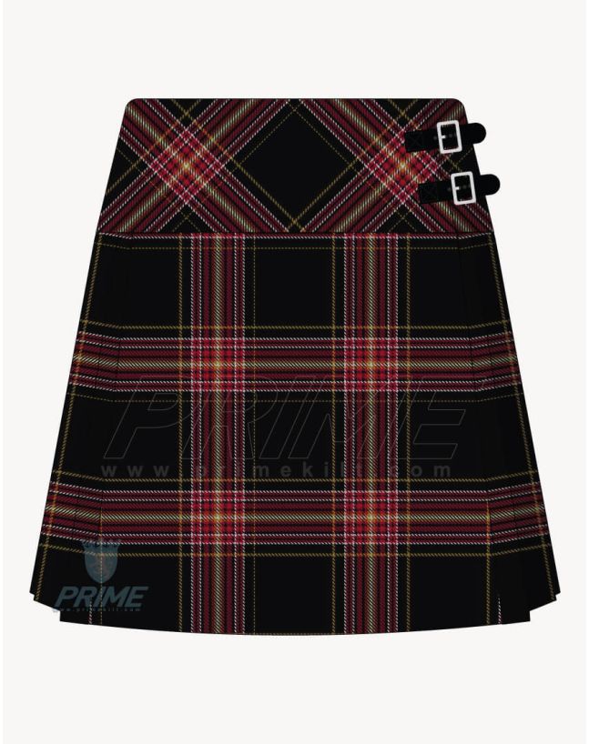 Firefighter Tartan Kilt For Women