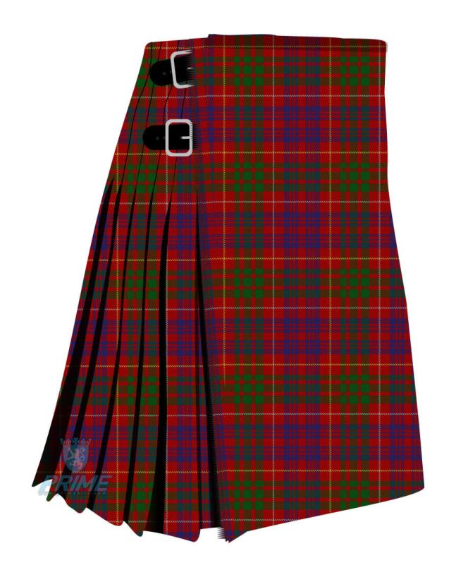 fox red tartan kilt