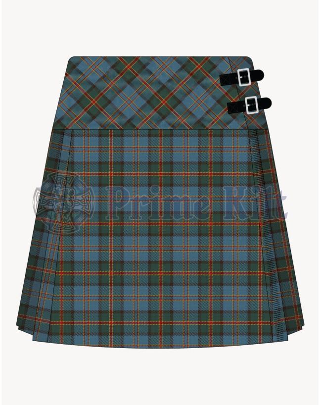 Hawaii State Tartan Kilt For Women