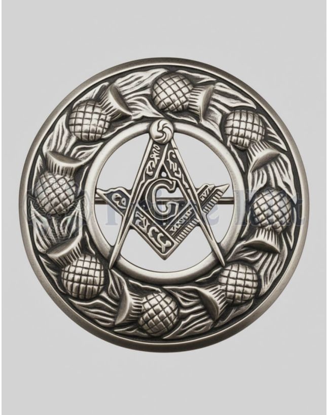 Kilt Plaid Brooch