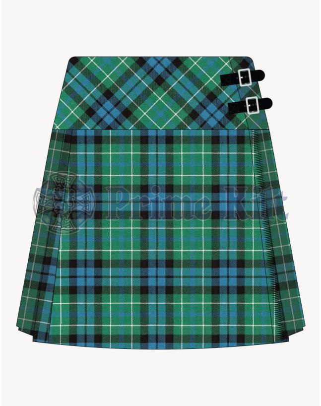 Macneil Of Colonsay Ancient Tartan Kilt For Women