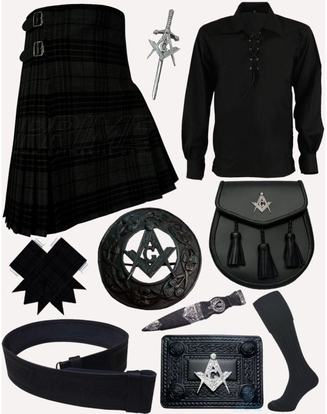 Night Watch Tartan Kilt Set