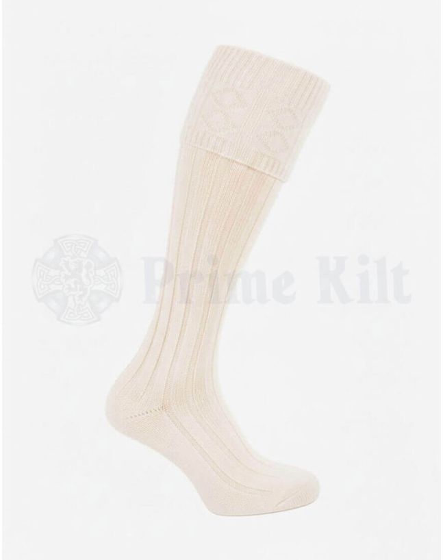 kilt socks off white