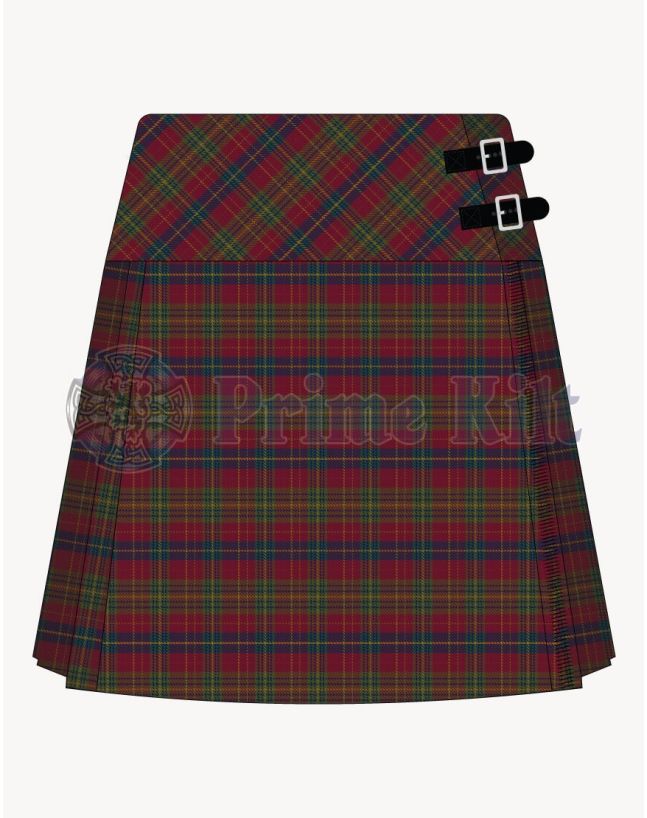 Rice Of Wales Tartan Kilt For Women