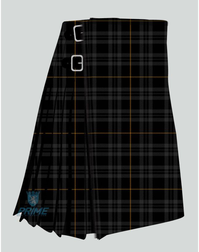 Spirit of Glyndwr Gold Tartan Kilt