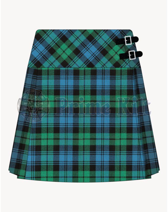 Sutherland Hunting Ancient Tartan Kilt For Women
