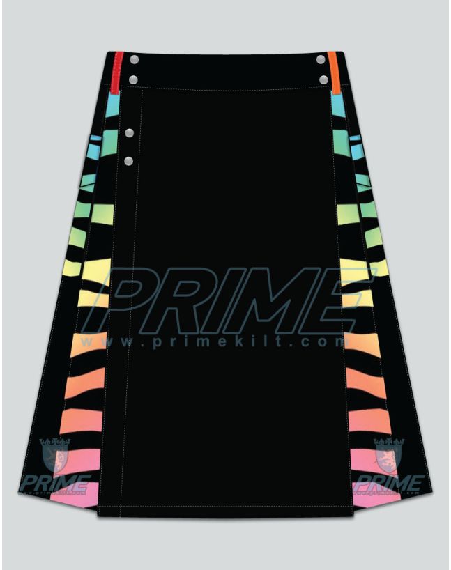 Tiger Striped Rainbow Kilt