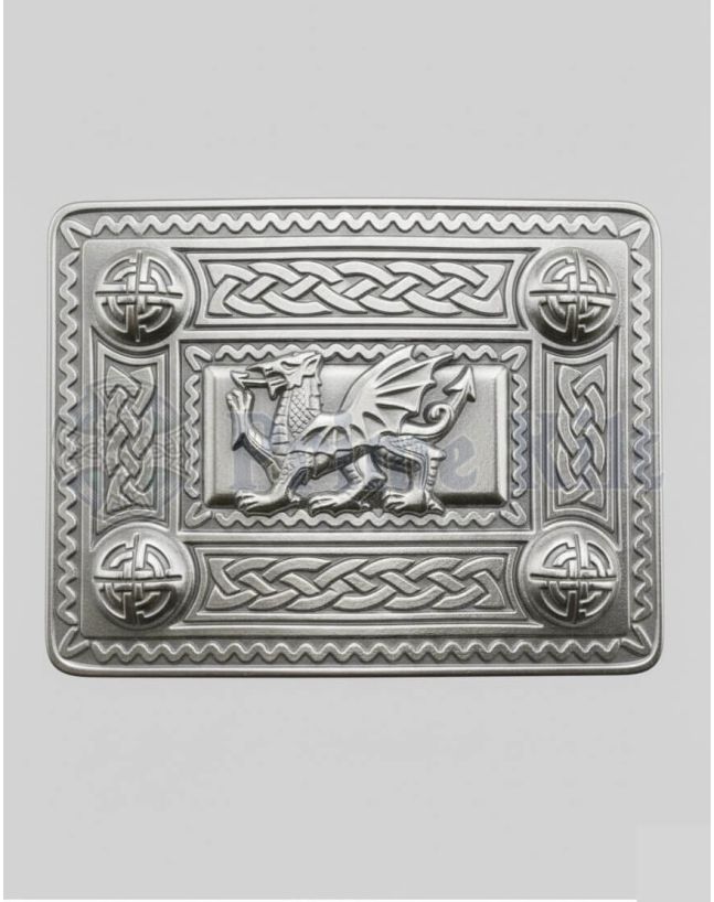 Welsh Dragon Belt Buckle