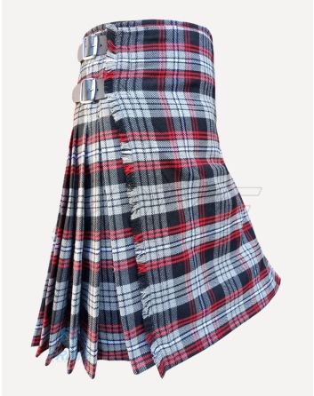 Auld Lang Syne Grey Modern Tartan Kilt