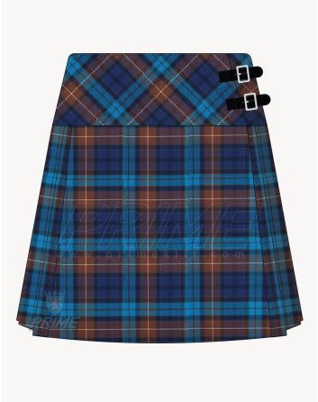 Buchanan Blue Tartan Kilt for Women