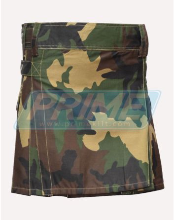 Camouflage Women Utility Kilt