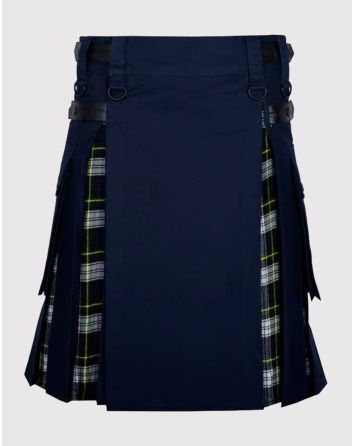 Gordon Navy Cotton Hybrid Utility Kilt