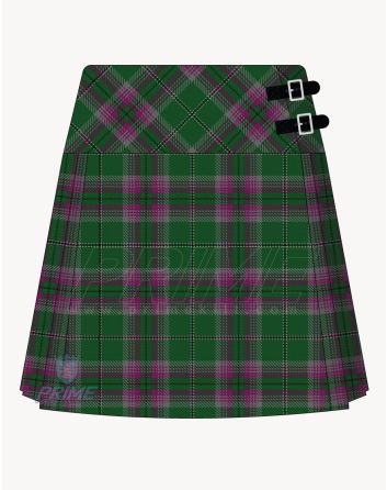 Gray Hunting Tartan Kilt For Women