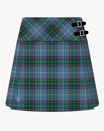 Laxey Manx Tartan Kilt For Women