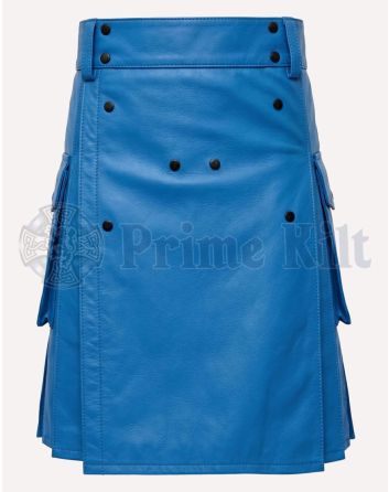 Male Leather Kilt