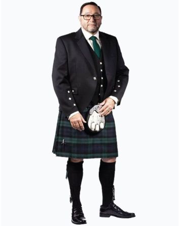 Modern Argyll Kilt Outfit for Wedding