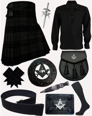 Night Watch Tartan Kilt Set