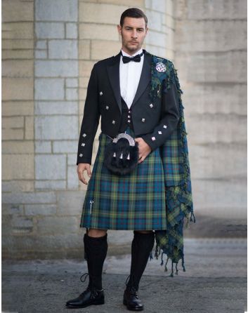 Premium Prince Charlie Full Kilt Outfit for Wedding