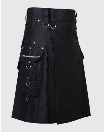 Punk Rock Utility Kilt For Men