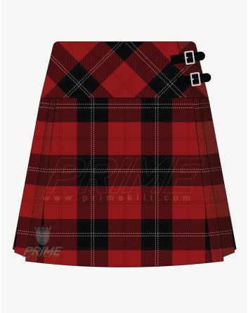 Ramsay Red Tartan Kilt For Women
