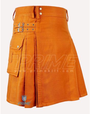 Saffron Tartan Kilt