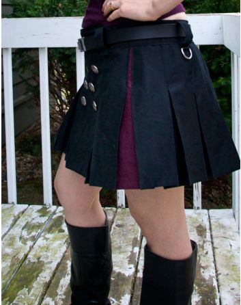Short Hybrid Kilt For  Women