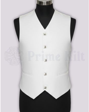 White Argyle Jacket
